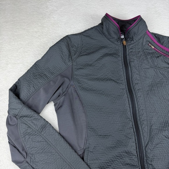 Nike Sphere Pro Soft Shell Full Zip Up Women's Size M (8-10) Gray/purple - Picture 5 of 16